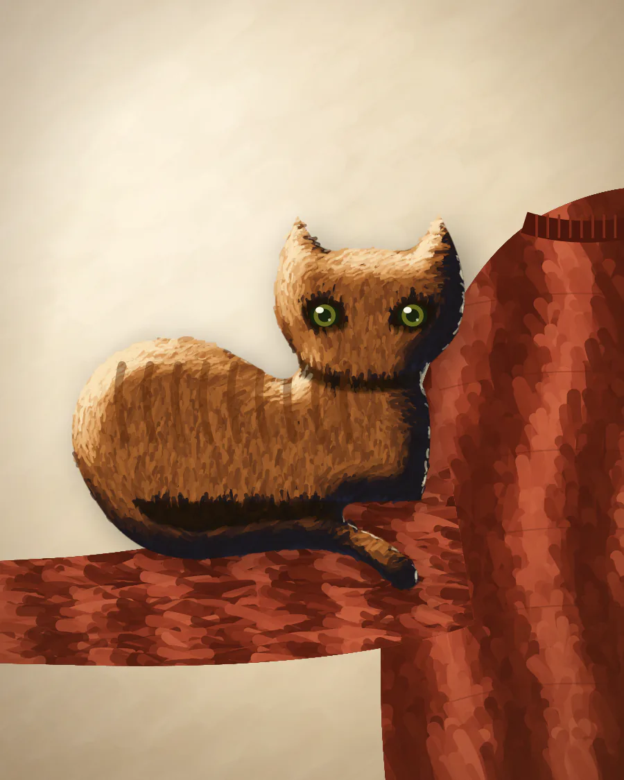 Sample pet with owner pet portrait