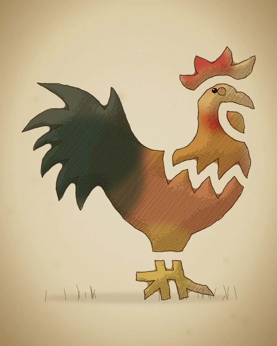 Sample vintage illustration pet portrait